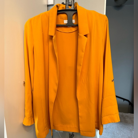 Yellow mustard light blazer - Picture 1 of 3